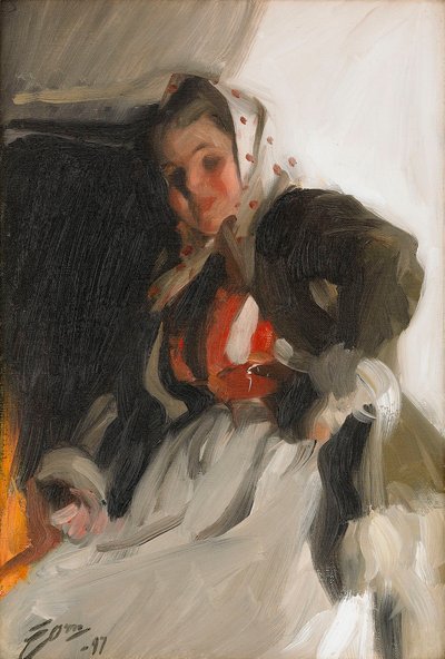 Am Kamin von Anders Leonard Zorn